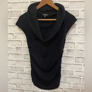 Women’s Express black short sleeve wide turtleneck sweater small